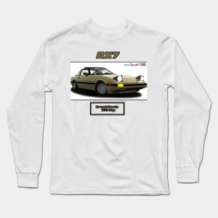 Mazda RX7 FB Light Beige Long Sleeve T-Shirt